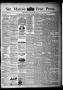 Thumbnail image of item number 1 in: 'San Marcos Free Press. (San Marcos, Tex.), Vol. 13, No. 27, Ed. 1 Thursday, June 12, 1884'.