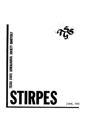 Primary view of object titled 'Stirpes, Volume 15, Number 2, June 1975'.