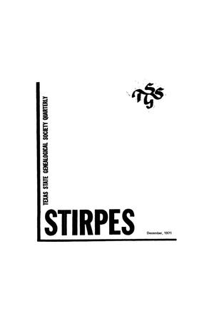 Stirpes, Volume 11, Number 4, December 1971