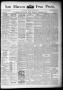 Primary view of San Marcos Free Press. (San Marcos, Tex.), Vol. 15TH YEAR, No. 37, Ed. 1 Thursday, September 13, 1888