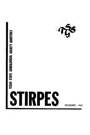 Stirpes, Volume 7, Number 4, December 1967