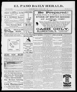 El Paso Daily Herald. (El Paso, Tex.), Vol. 17, No. 24, Ed. 1 Friday, January 29, 1897