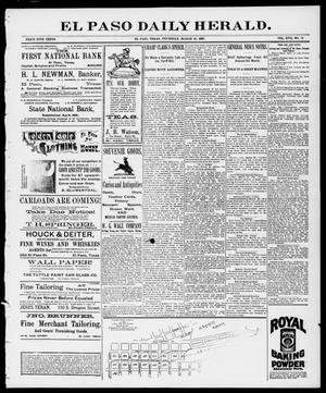 El Paso Daily Herald. (El Paso, Tex.), Vol. 17, No. 71, Ed. 1 Thursday, March 25, 1897