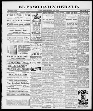 El Paso Daily Herald. (El Paso, Tex.), Vol. 17, No. 101, Ed. 1 Wednesday, April 28, 1897
