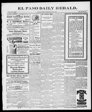 El Paso Daily Herald. (El Paso, Tex.), Vol. 17, No. 131, Ed. 1 Wednesday, June 2, 1897