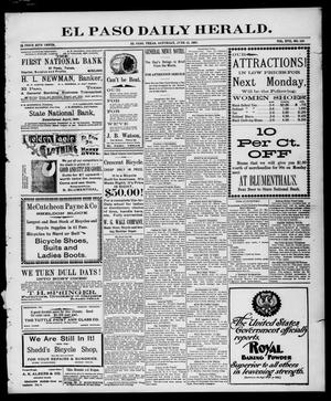 El Paso Daily Herald. (El Paso, Tex.), Vol. 17, No. 140, Ed. 1 Saturday, June 12, 1897