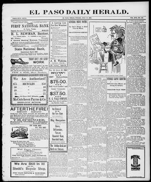 El Paso Daily Herald. (El Paso, Tex.), Vol. 17, No. 180, Ed. 1 Friday, July 30, 1897