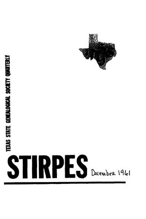 Primary view of object titled 'Stirpes, Volume 1, Number 4, December 1961'.