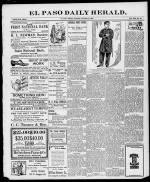 El Paso Daily Herald. (El Paso, Tex.), Vol. 17, No. 255, Ed. 1 Tuesday, October 26, 1897