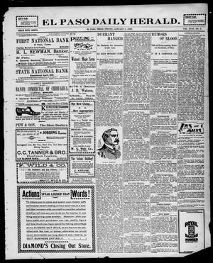 El Paso Daily Herald. (El Paso, Tex.), Vol. 18, No. 5, Ed. 1 Friday, January 7, 1898