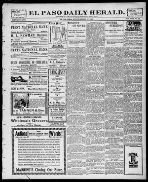 El Paso Daily Herald. (El Paso, Tex.), Vol. 18, No. 13, Ed. 1 Monday, January 17, 1898