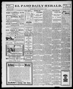 El Paso Daily Herald. (El Paso, Tex.), Vol. 18, No. 14, Ed. 1 Tuesday, January 18, 1898