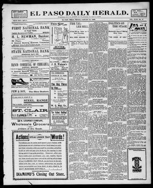 El Paso Daily Herald. (El Paso, Tex.), Vol. 18, No. 17, Ed. 1 Friday, January 21, 1898