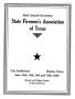 Book: 52nd Annual Convention State Firemen's Association of Texas