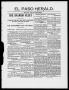 Thumbnail image of item number 3 in: 'El Paso Daily Herald. (El Paso, Tex.), Vol. 18, No. 107, Ed. 1 Thursday, May 19, 1898'.