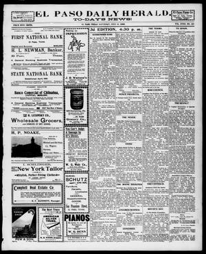 El Paso Daily Herald. (El Paso, Tex.), Vol. 18, No. 156, Ed. 1 Saturday, July 16, 1898