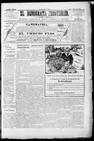 El Democrata Fronterizo. (Laredo, Tex.), Vol. 8, No. 401, Ed. 1 Saturday, May 13, 1905