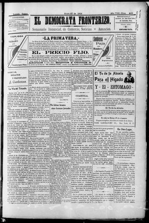 El Democrata Fronterizo. (Laredo, Tex.), Vol. 8, No. 403, Ed. 1 Saturday, May 27, 1905
