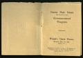 Thumbnail image of item number 2 in: 'Denton High School Twentieth Annual Commencement Program 1905'.