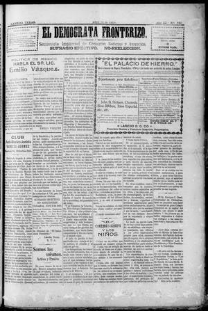 El Democrata Fronterizo. (Laredo, Tex.), Vol. 11, No. 640, Ed. 1 Saturday, April 16, 1910