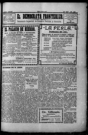 El Democrata Fronterizo. (Laredo, Tex.), Vol. 13, No. 697, Ed. 1 Saturday, May 6, 1911