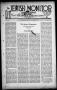 Thumbnail image of item number 1 in: 'The Jewish Monitor (Fort Worth-Dallas, Tex.), Vol. 10, No. 7, Ed. 1 Friday, November 5, 1920'.