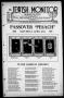 Thumbnail image of item number 1 in: 'The Jewish Monitor (Fort Worth-Dallas, Tex.), Vol. 10, No. 30, Ed. 1 Friday, April 15, 1921'.