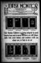Thumbnail image of item number 1 in: 'The Jewish Monitor (Fort Worth-Dallas, Tex.), Vol. 11, No. 1, Ed. 1 Friday, April 22, 1921'.