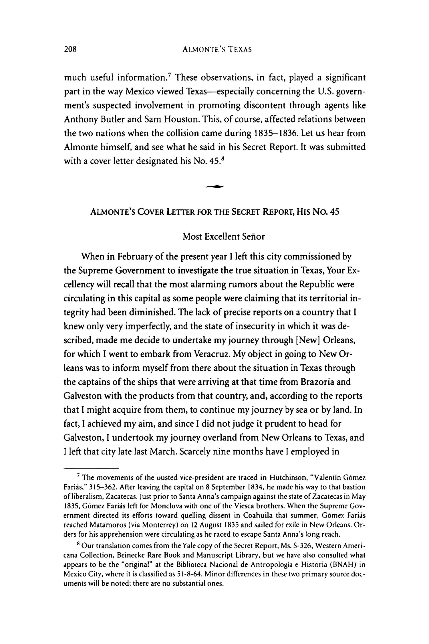 Almonte's Texas: Juan N. Almonte's 1834 Inspection, Secret Report & Role in the 1836 Campaign
                                                
                                                    208
                                                