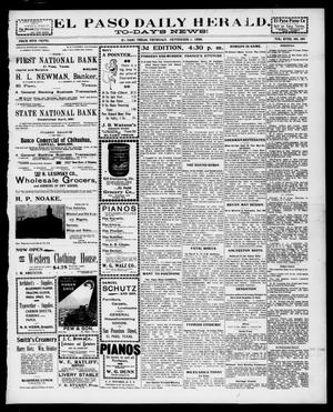 El Paso Daily Herald. (El Paso, Tex.), Vol. 18, No. 196, Ed. 1 Thursday, September 1, 1898