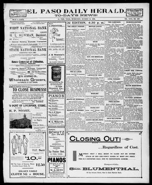 El Paso Daily Herald. (El Paso, Tex.), Vol. 18, No. 237, Ed. 1 Wednesday, October 19, 1898