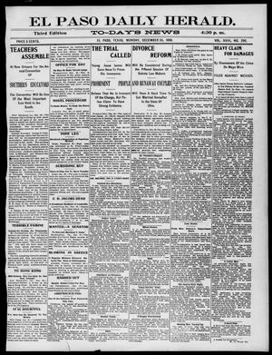 El Paso Daily Herald. (El Paso, Tex.), Vol. 18, No. 290, Ed. 1 Monday, December 26, 1898