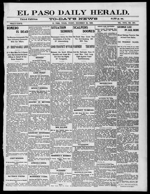 El Paso Daily Herald. (El Paso, Tex.), Vol. 18, No. 294, Ed. 1 Friday, December 30, 1898