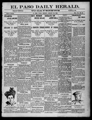 El Paso Daily Herald. (El Paso, Tex.), Vol. 19, No. 26, Ed. 1 Monday, January 30, 1899