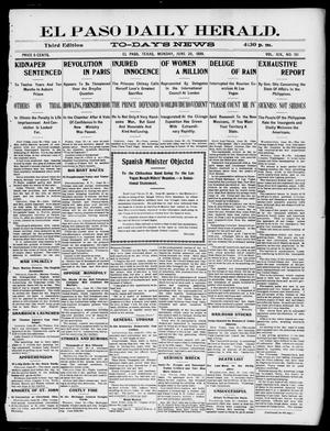 El Paso Daily Herald. (El Paso, Tex.), Vol. 19, No. 151, Ed. 1 Monday, June 26, 1899
