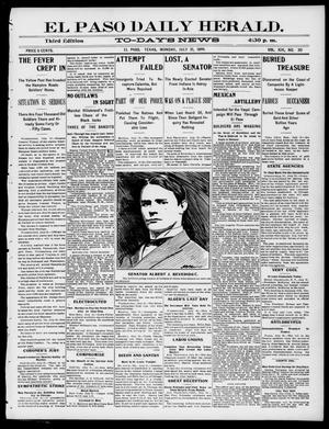 El Paso Daily Herald. (El Paso, Tex.), Vol. 19, No. 30, Ed. 1 Monday, July 31, 1899