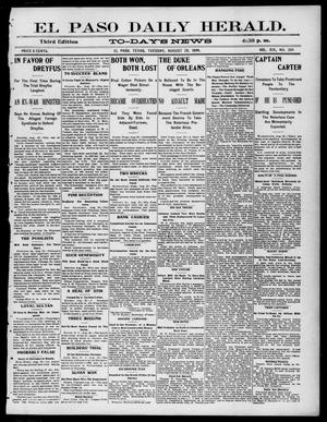 El Paso Daily Herald. (El Paso, Tex.), Vol. 19, No. 204, Ed. 1 Tuesday, August 29, 1899