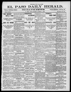 El Paso Daily Herald. (El Paso, Tex.), Vol. 19TH YEAR, No. 248, Ed. 1 Saturday, October 21, 1899