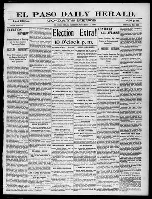 El Paso Daily Herald. (El Paso, Tex.), Vol. 19TH YEAR, No. 262, Ed. 2 Tuesday, November 7, 1899