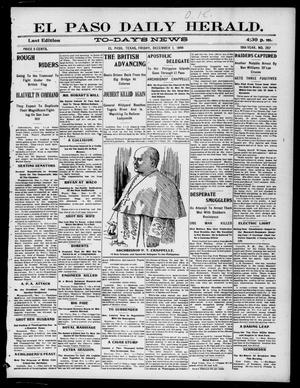 El Paso Daily Herald. (El Paso, Tex.), Vol. 19TH YEAR, No. 282, Ed. 1 Friday, December 1, 1899