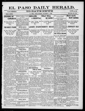 El Paso Daily Herald. (El Paso, Tex.), Vol. 19TH YEAR, No. 284, Ed. 1 Monday, December 4, 1899