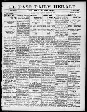 El Paso Daily Herald. (El Paso, Tex.), Vol. 19TH YEAR, No. 289, Ed. 1 Saturday, December 9, 1899