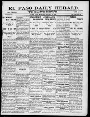 El Paso Daily Herald. (El Paso, Tex.), Vol. 19TH YEAR, No. 298, Ed. 1 Wednesday, December 20, 1899