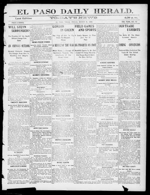 El Paso Daily Herald. (El Paso, Tex.), Vol. 20TH YEAR, No. 63, Ed. 1 Friday, March 16, 1900