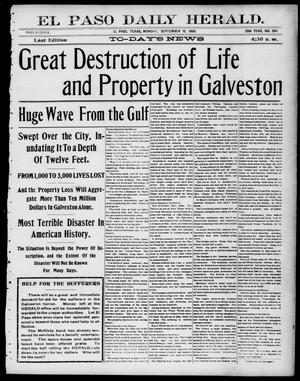 El Paso Daily Herald. (El Paso, Tex.), Vol. 20TH YEAR, No. 204, Ed. 1 Monday, September 10, 1900
