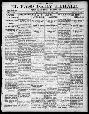 El Paso Daily Herald. (El Paso, Tex.), Vol. 20TH YEAR, No. 298, Ed. 1 Monday, December 17, 1900