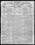 Primary view of El Paso Daily Herald. (El Paso, Tex.), Vol. 20TH YEAR, No. 300, Ed. 1 Wednesday, December 19, 1900