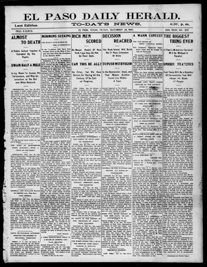 El Paso Daily Herald. (El Paso, Tex.), Vol. 20TH YEAR, No. 307, Ed. 1 Friday, December 28, 1900