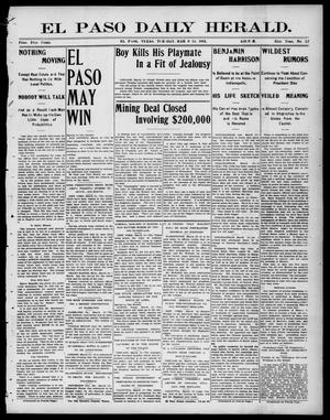 El Paso Daily Herald. (El Paso, Tex.), Vol. 21ST YEAR, No. 57, Ed. 1 Tuesday, March 12, 1901