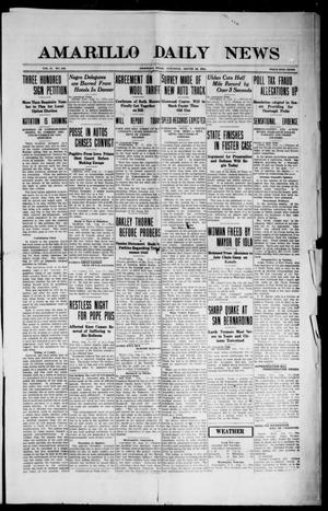 Amarillo Daily News (Amarillo, Tex.), Vol. 2, No. 242, Ed. 1 Saturday, August 12, 1911